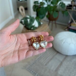 Tory Burch Roxanne Heart Drop Earrings